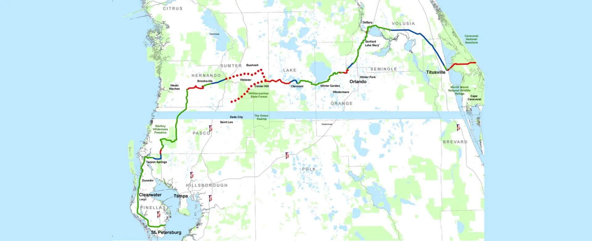 Florida Coast to Coast Trail